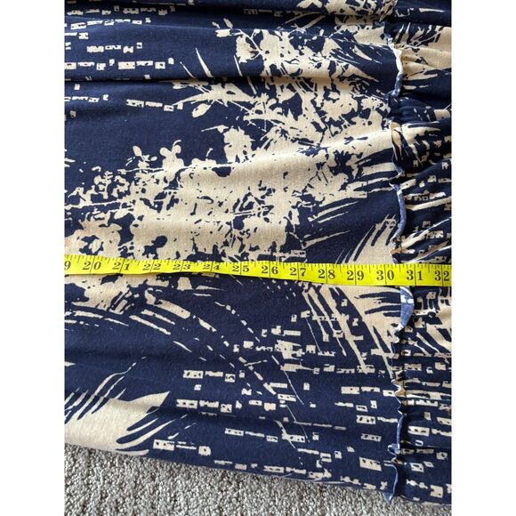 TORRID CASUAL TIERED BEACH RESORT COASTAL SUMMER HALTER TOP MAXI DRESS SZ 2(2X) - Picture 4 of 7